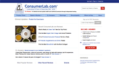 Desktop Screenshot of consumerlab.com
