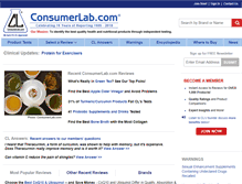 Tablet Screenshot of consumerlab.com